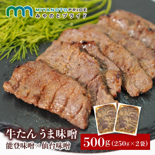 【業務用】牛たんうま味噌(能登味噌×仙台味噌)250g×2パック